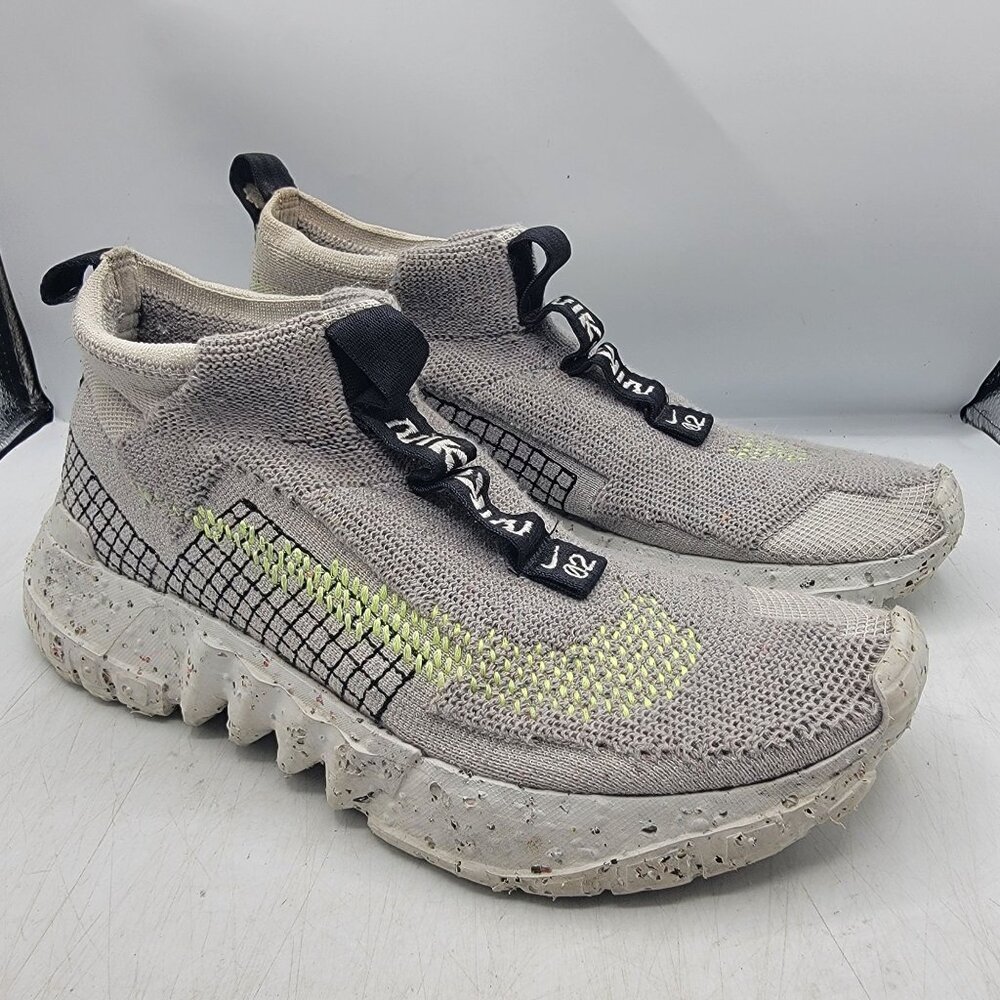 Nike Space Hippie 02 Low Mens 10.5 Sneakers Shoes Gray Volt CQ3988-002